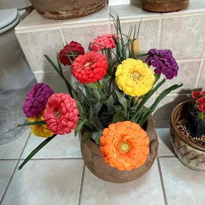 Lot of flower pots