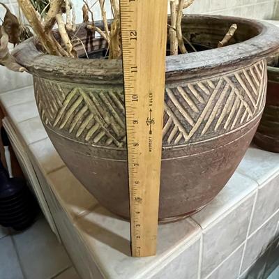 Lot of flower pots