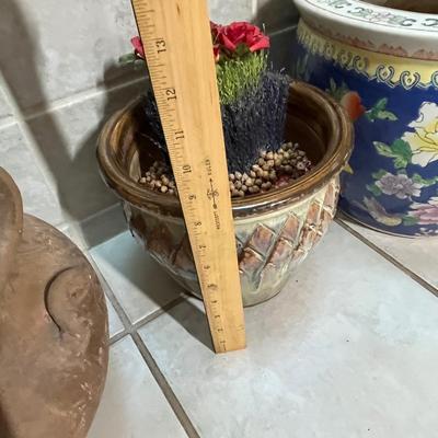 Lot of flower pots