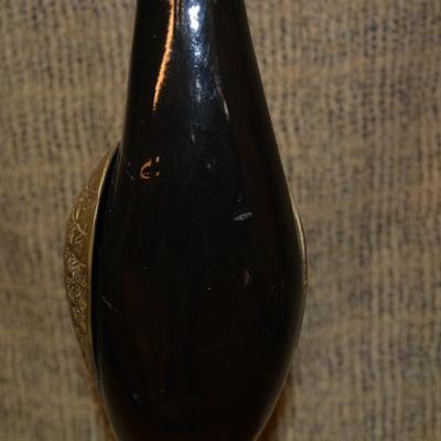 Brass & Wood Crane, Korea 27.75" Tall
