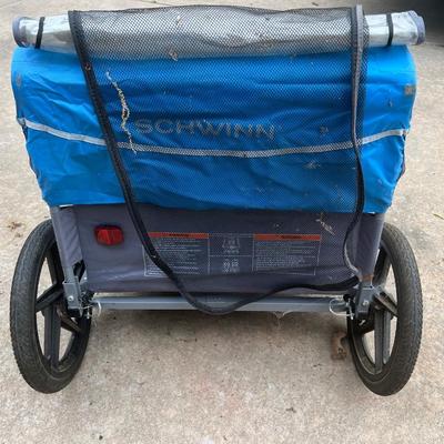 2-Seater Schwinn Kids Bicycle Trailer