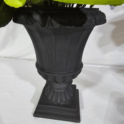 Assortment of Decorative Spring Foliage: Fiddle Leaf Fig, Hanging Basket, & More (B1-JS)
