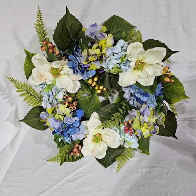 Assortment of Decorative Spring Foliage: Fiddle Leaf Fig, Hanging Basket, & More (B1-JS)