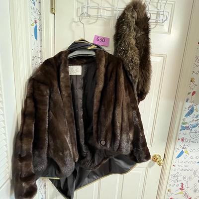 Woman's mink stole & jacket