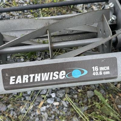 354 Earthwise 16” Rotary Push Lawnmower