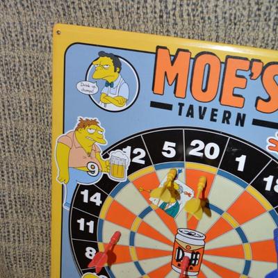‘The Simpsons’ 2002 Magnetic Dartboard 19.5”x15.5”