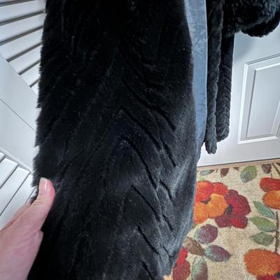 Faux fur coats