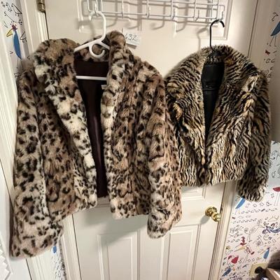 Faux fur coats