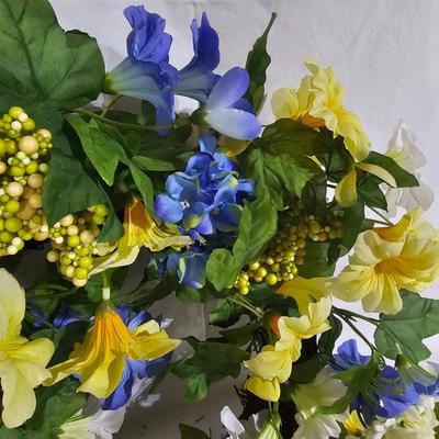 Collection of Spring Floral Wreaths w/ Sterilite Storage Containers (B1-JS)