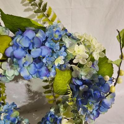 Collection of Spring Floral Wreaths w/ Sterilite Storage Containers (B1-JS)