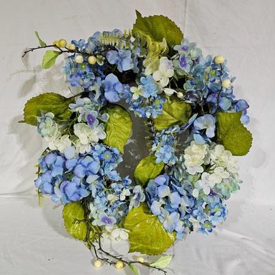 Collection of Spring Floral Wreaths w/ Sterilite Storage Containers (B1-JS)