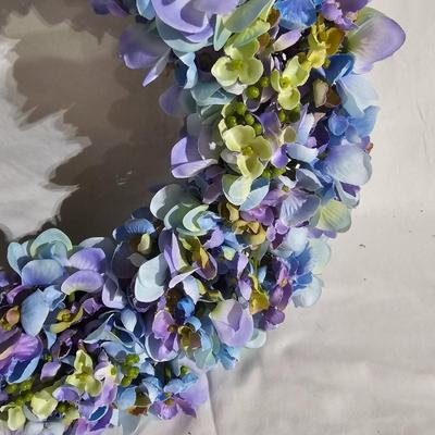 Collection of Spring Floral Wreaths w/ Sterilite Storage Containers (B1-JS)