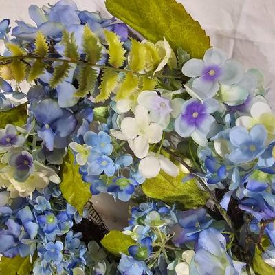 Collection of Spring Floral Wreaths w/ Sterilite Storage Containers (B1-JS)