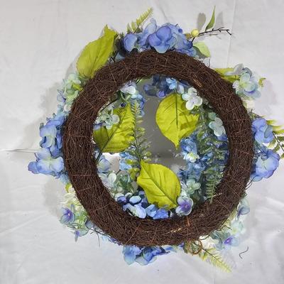 Collection of Spring Floral Wreaths w/ Sterilite Storage Containers (B1-JS)