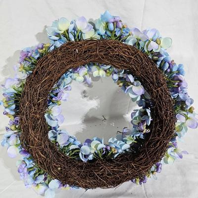 Collection of Spring Floral Wreaths w/ Sterilite Storage Containers (B1-JS)