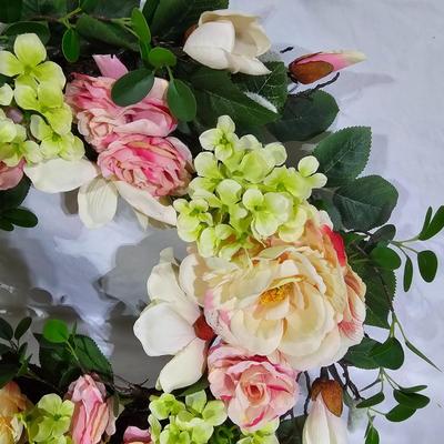 Collection of Spring Floral Wreaths w/ Sterilite Storage Containers (B1-JS)