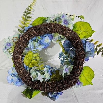 Collection of Spring Floral Wreaths w/ Sterilite Storage Containers (B1-JS)