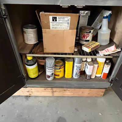2 shelves of stuff