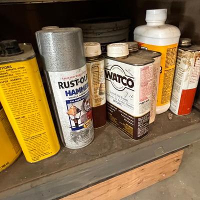 2 shelves of stuff