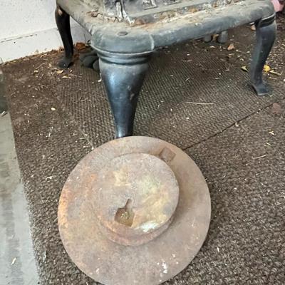 Antique cast iron cook stove