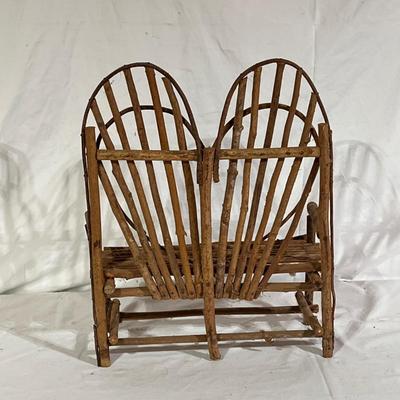Rustic Miniature Benches and Shelf (B1-DZ)