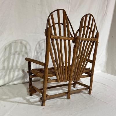 Rustic Miniature Benches and Shelf (B1-DZ)