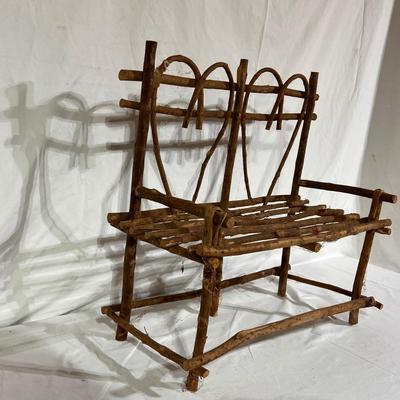 Rustic Miniature Benches and Shelf (B1-DZ)
