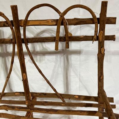 Rustic Miniature Benches and Shelf (B1-DZ)