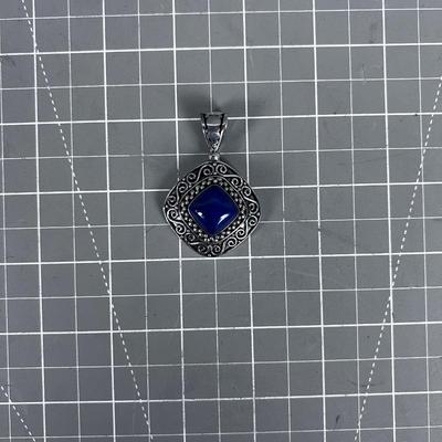 925 Lapis Pendant 