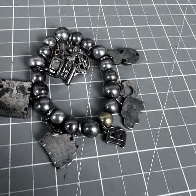 Charm Bracelet, Plated 