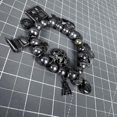 Charm Bracelet, Plated 