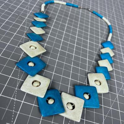 Some Sort of Organic Bone Beads Necklace 