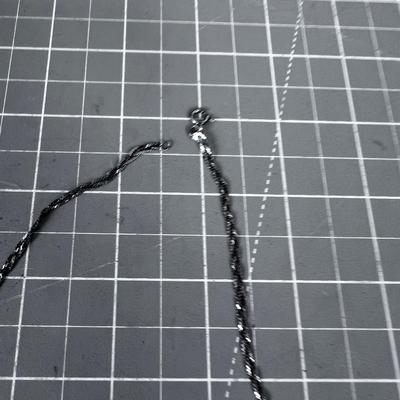 Sterling and Silver Chain, Dainty 