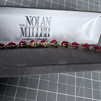 Nolan Miller Red Bracelet in Presentation Box