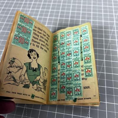 S & H Green Stamps Book