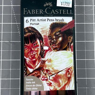 FABER-CASTELL 6 Pitt Artist Pen Brush  