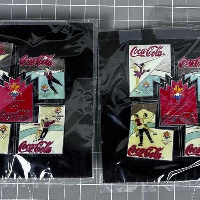 2002 Winter Olympics (2) Sets NEW SEALED Coca-Cola NEW 