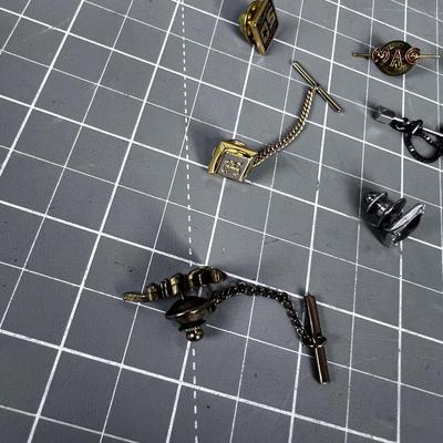 A Bunch of Tie Tacks & Lapel Pins