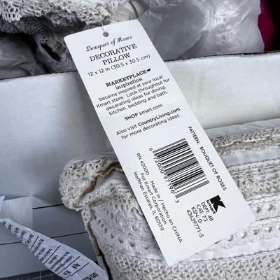 (6) NEW Lace Pillows Small. Shabby Chic