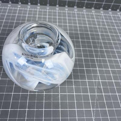 KOSTA BODA Crystal Candle Holder 