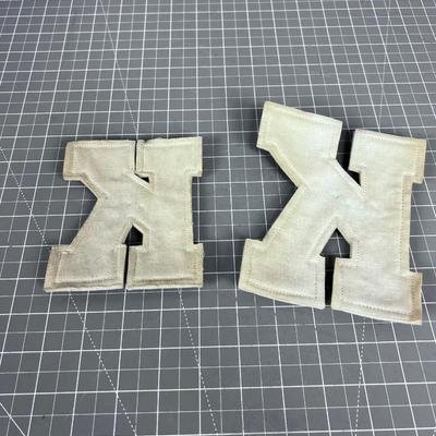 "K" Letter Jacket Letters Vintage 1960's 