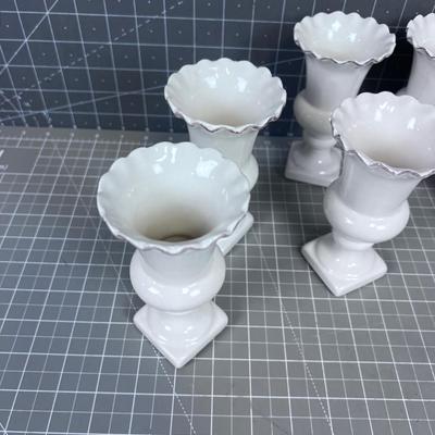 (8) Darling NEW Fluted Vases