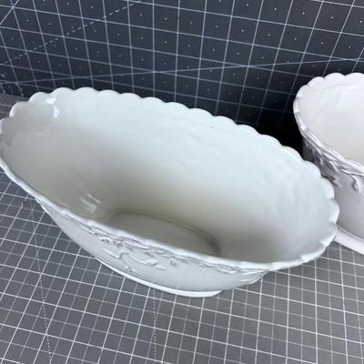 2 Oval Planters, New  