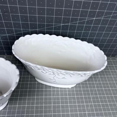 2 Oval Planters, New  