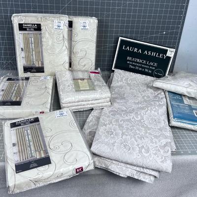 Mixed Lot of Drapery Panels ALL NEW 