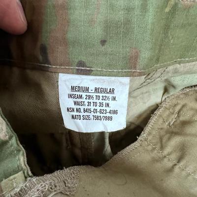 2 Pair of CAMO Genuine U.S. Army Pants