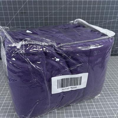 New Northern Lights Queen Size PURPLE Flannel NEW 