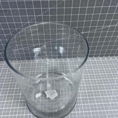 Glass and Ceramic LARGE Jar NEW 