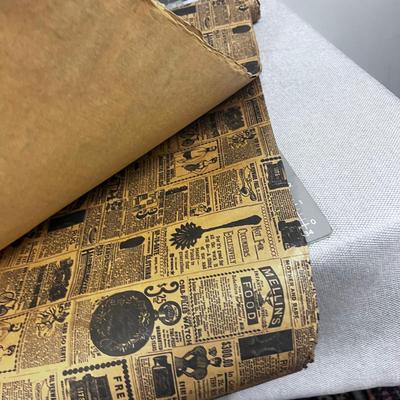 Vintage News Print Wrapping Paper 