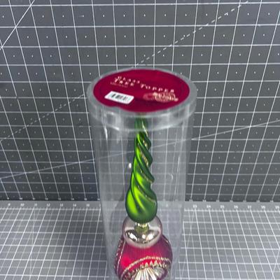Hand Blown Glass TREE TOPPER 
